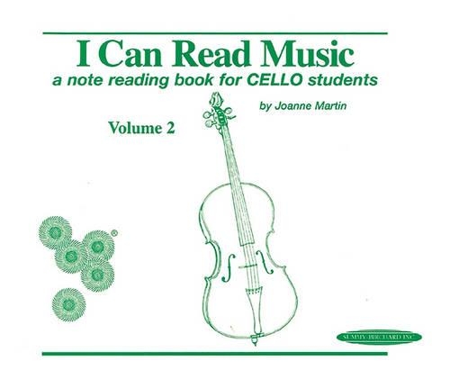I Can Read Music, Vol 2: A Note Reading Book for Cello Students