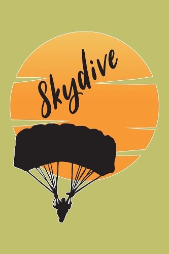 skydive: With a matte, full-color soft cover, this lined journal is the ideal size 6x9 inch, 54 pages cream colored pages . It makes an excellent gift as wel