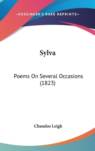 Sylva: Poems On Several Occasions (1823)