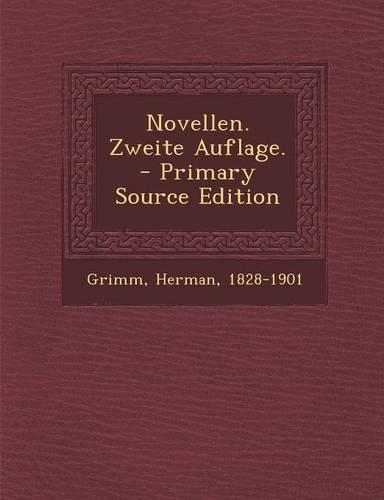 Novellen. Zweite Auflage.