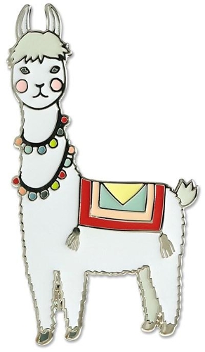 Enamel Pin Llama
