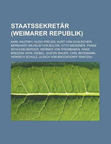 Staatssekretar (Weimarer Republik)
