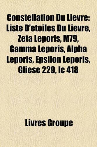 Constellation Du Livre