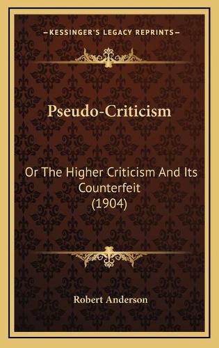 Pseudo-Criticism