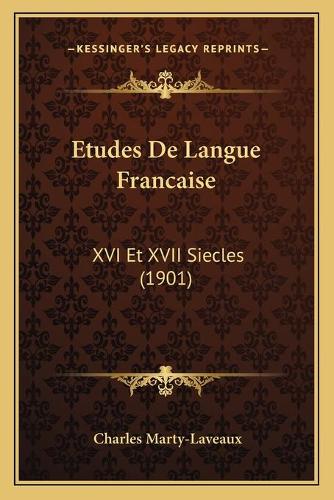 Etudes De Langue Francaise