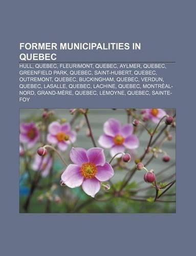Former Municipalities in Quebec