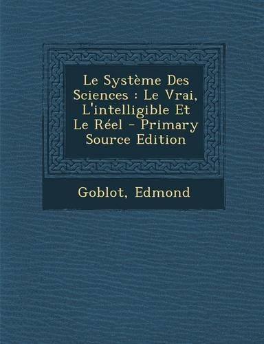 Le Système Des Sciences