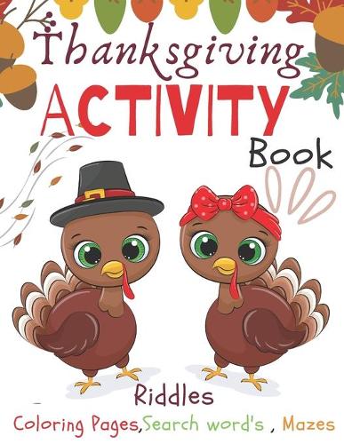 Thanksgiving Activity Book