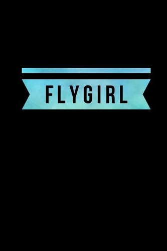 Flygirl: Notizbuch - 110 Seiten - Punkteraster Dot Grid - 6x9 /15.24 x 22.86 cm - Geschenk Gleitschirmfliegerin Fallschirmspringerin Paragliderin -