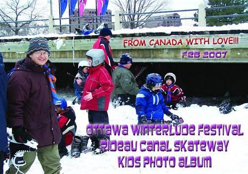 Ottawa Winterlude Festival - Rideau Canal Kids! Photo Album - Feb 2007 (English eBook C7)