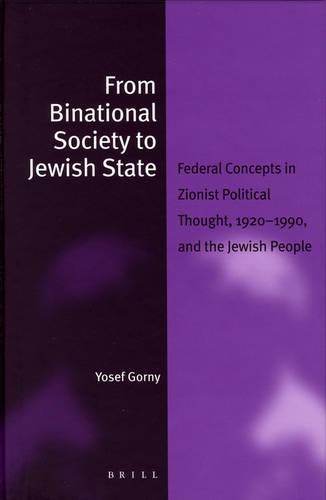 From Binational Society to Jewish State