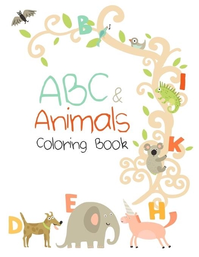 ABC & Animals Coloring Book