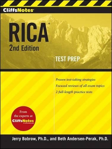 CliffsNotes RICA:  2nd Edition