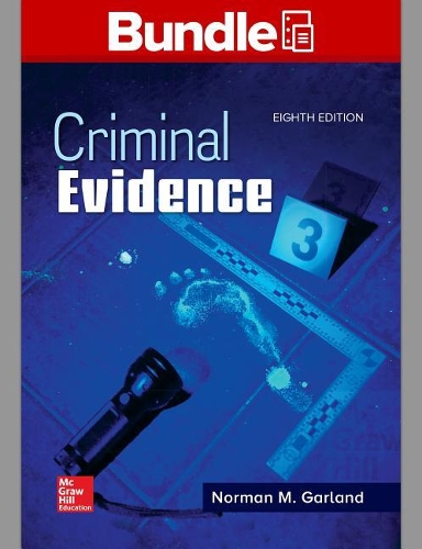 Gen Combo Looseleaf Criminal Evidence; Connect Access Card