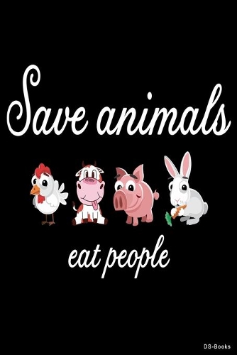 Save Animals: Kariertes A5 Notizbuch für Schüler und Studenten, Hobby und Freizeit(4 Notizbücher)