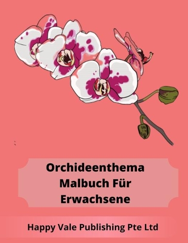 Orchideenthema Malbuch Für Erwachsene