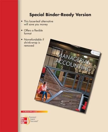 Loose-Leaf for Managerial Accounting