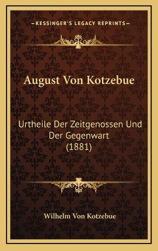 August Von Kotzebue