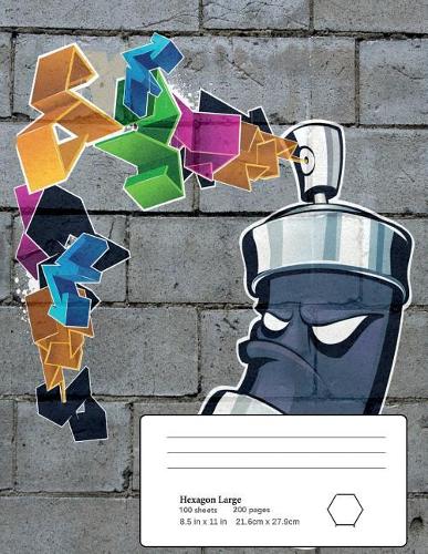 Colorful Graffiti Composition Book