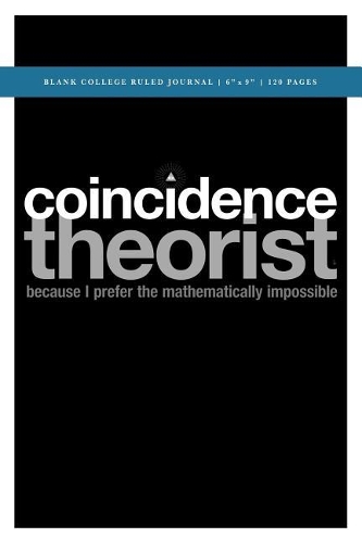 Q Anon +++ Coincidence Theorist Blank College Ruled Journal 6x9
