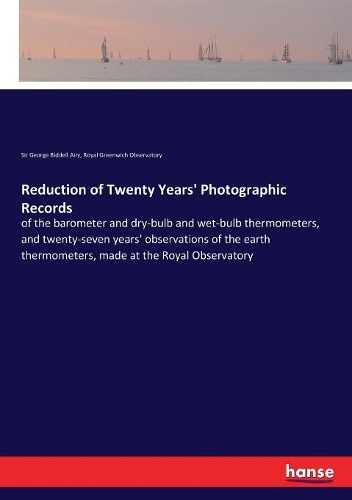 Reduction of Twenty Years' Photographic Records