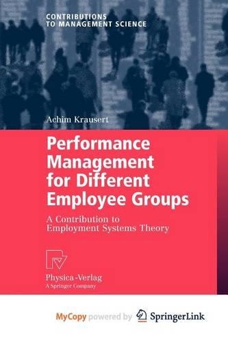 Performance Management for Different Employee Groups