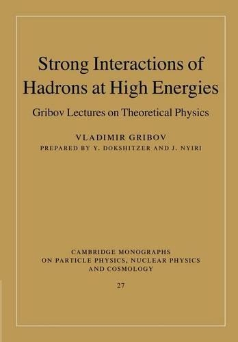 Strong Interactions of Hadrons at High Energies