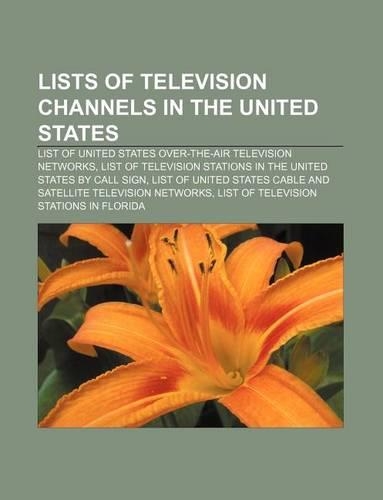 Lists of Television Channels in the United States