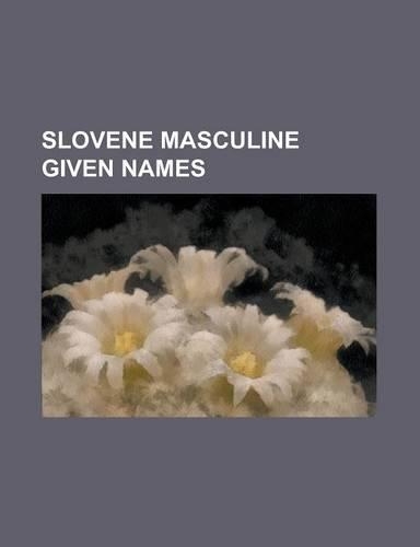 Slovene Masculine Given Names