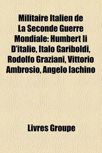 Militaire Italien de La Seconde Guerre Mondiale