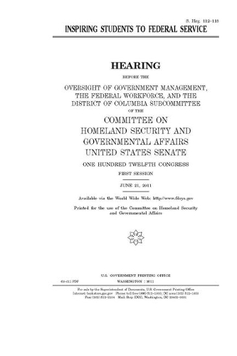 Inspiring students to federal service