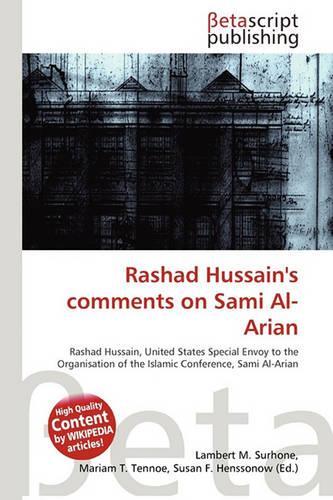 Rashad Hussain's Comments on Sami Al-Arian: (English)