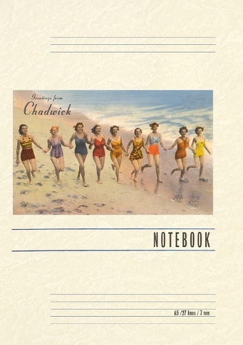 Vintage Lined Notebook Greetings from Chadwick, New Jersey