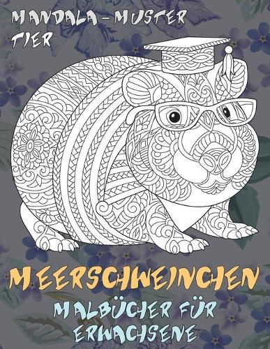 Malbücher für Erwachsene - Mandala-Muster - Tier - Meerschweinchen