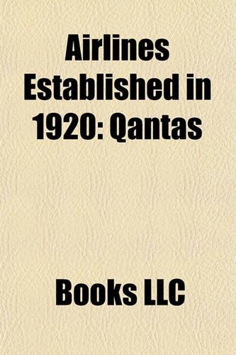 Airlines Established in 1920