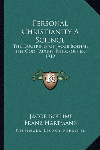 Personal Christianity A Science