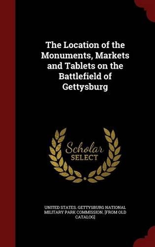 The Location of the Monuments, Markets and Tablets on the Battlefield of Gettysburg