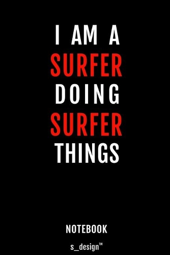 Notebook for Surfers / Surfer: awesome handy Note Book [120 blank lined ruled pages]