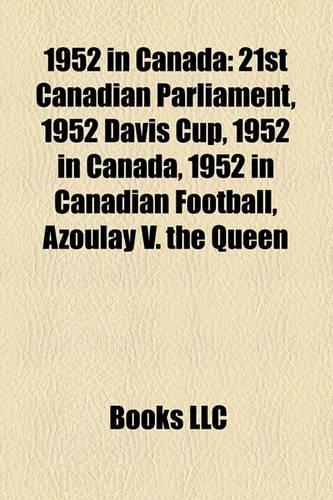 1952 in Canada