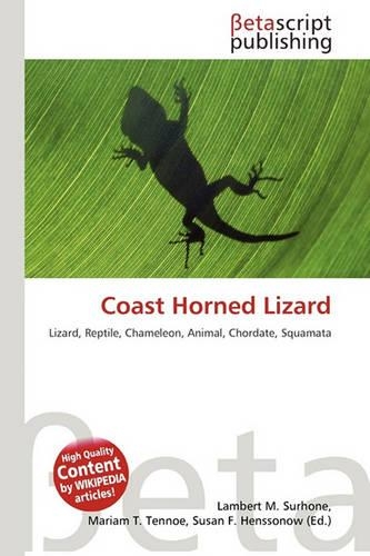 Coast Horned Lizard: (English)