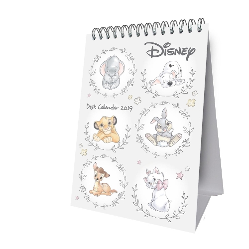Disney Heritage Desk Easel Official 2019 Calendar - Slim Desk Easel Format