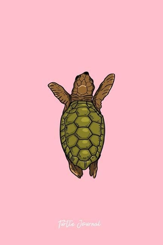 Turtle Journal: Lined Journal - Turtle Swimming Cute Reptile Sea Animal Girls Gift - Pink Ruled Diary, Prayer, Gratitude, Writing, Travel, Notebook For Men Women - 