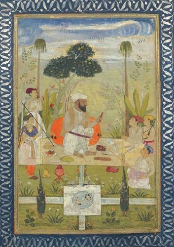 Carnet Blanc, Repas Indien, Miniature 18e: (Bnf Portraits)