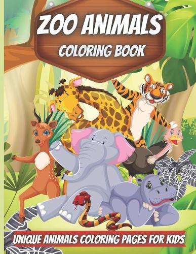 Zoo Animals Coloring Book