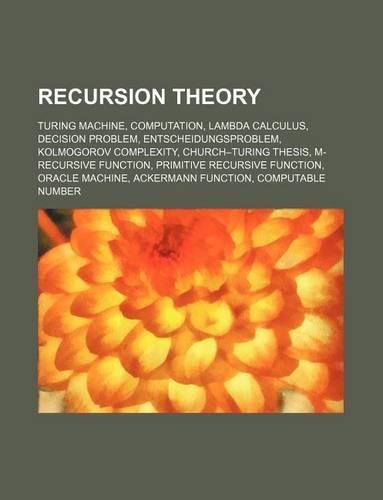 Recursion Theory