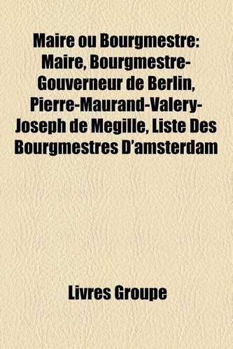 Maire Ou Bourgmestre
