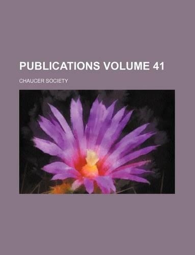 Publications Volume 41: (English)