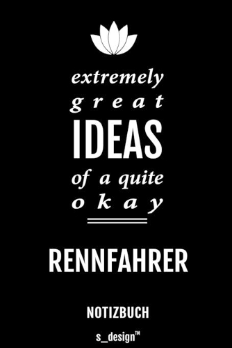 Notizbuch für Rennfahrer: Originelle Geschenk-Idee [120 Seiten liniertes blanko Papier]