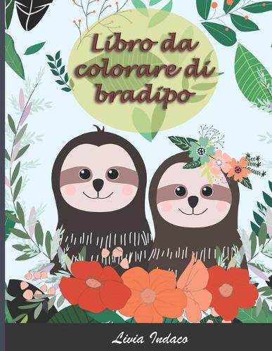 Libro da colorare di bradipo