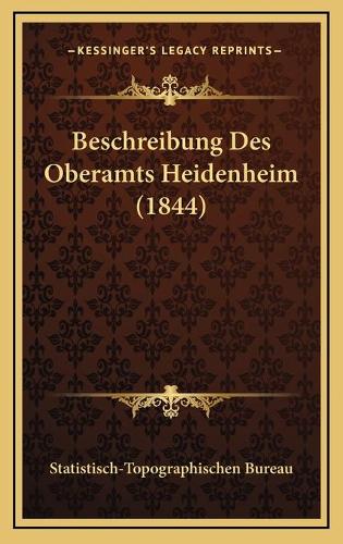 Beschreibung Des Oberamts Heidenheim (1844)
